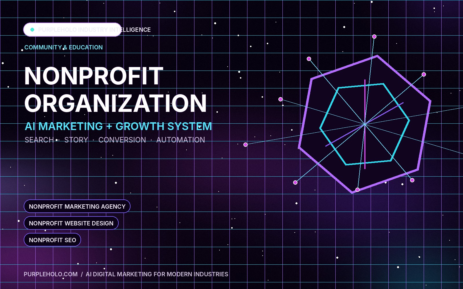 PurpleHolo AI digital marketing strategy for Nonprofit Organization