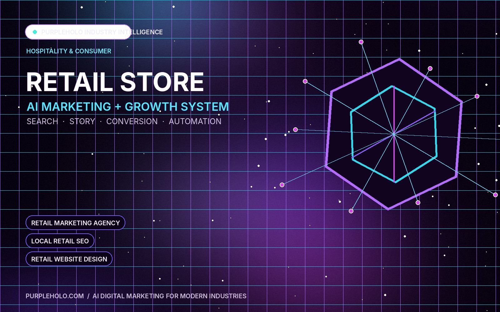 PurpleHolo AI digital marketing strategy for Retail Store